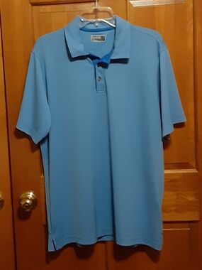 bolle' 2-Tone Blue Polo Shirt